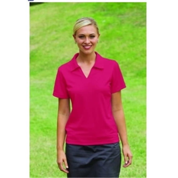 2001 Willowtec Baby Pique Ladies Performance Polo Shirt , Red, Large