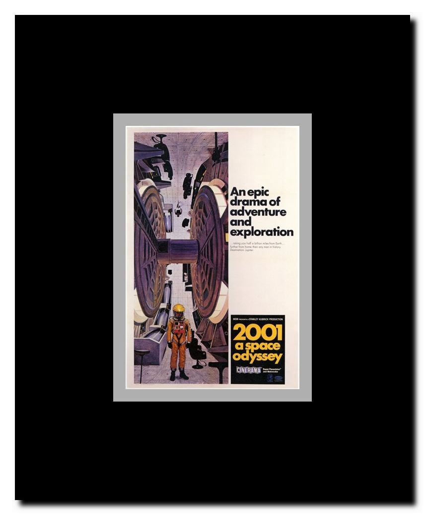 2001: a Space Odyssey Framed Movie Poster