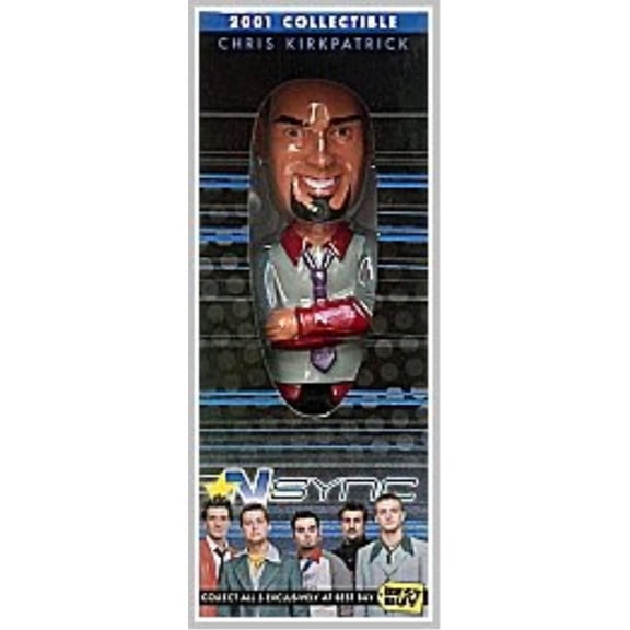 2001 chris kirkpatrick 'n sync bobblehead figure numbered with c.o.a.