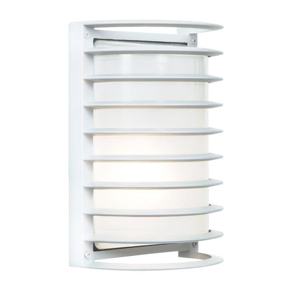 20010MG-WH-RFR 7 x 10.5 x 5 in. Bermuda Marine Grade Wet Location Bulkhead, White