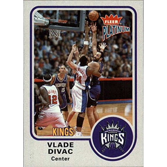 2002-03 Fleer Platinum #44 Vlade Divac NBA Basketball Trading Card