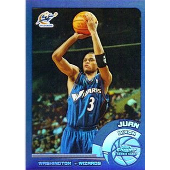 2002-03 Topps Chrome Refractors #136 Juan Dixon NBA Basketball Trading Card