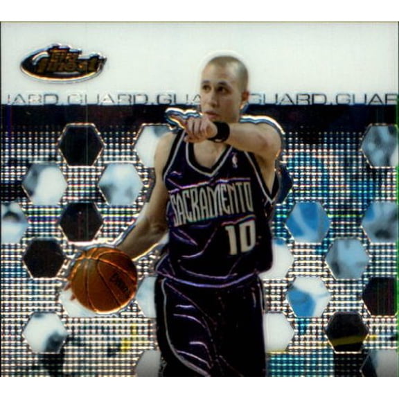 2002-03 Topps Finest #81 Mike Bibby NBA Basketball Trading Card