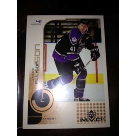 2002-03 Upper Deck MVP Los Angeles Kings Team Set 6 Cards Potvin