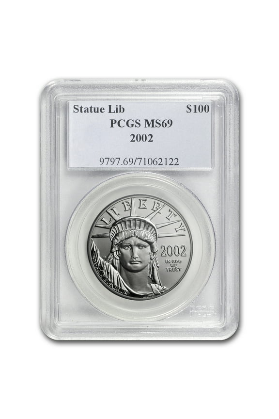 2002 1 oz American Platinum Eagle MS-69 PCGS