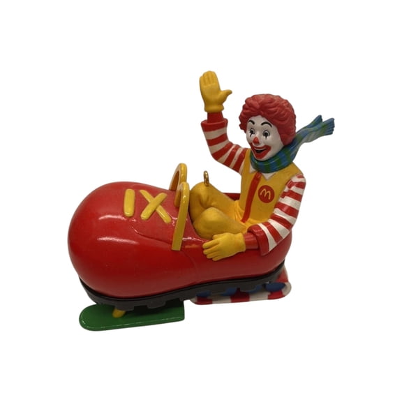 2002 100 Smiles an Hour (McDonalds) Carlton Cards Christmas Tree Ornament CXOR-059G