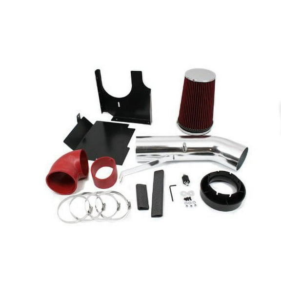 2002 2003 2004 2005 2006 Cadillac Escalade 5.3L / 6.0L Heat Shield Cold Air Intake System with Filter - Red