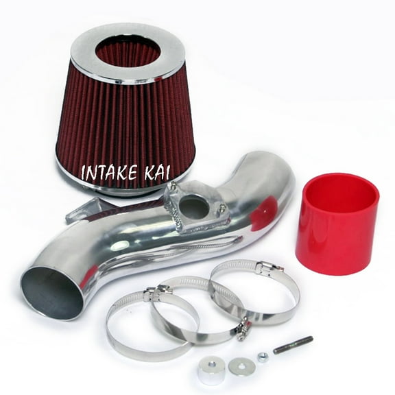 2002 2003 2004 2005 Subaru Impreza WRX 2.0L / 2004 2005 2006 2007 Subaru Impreza WRX 2.5L Turbocharged Engine AIR INTAKE KIT (RED)