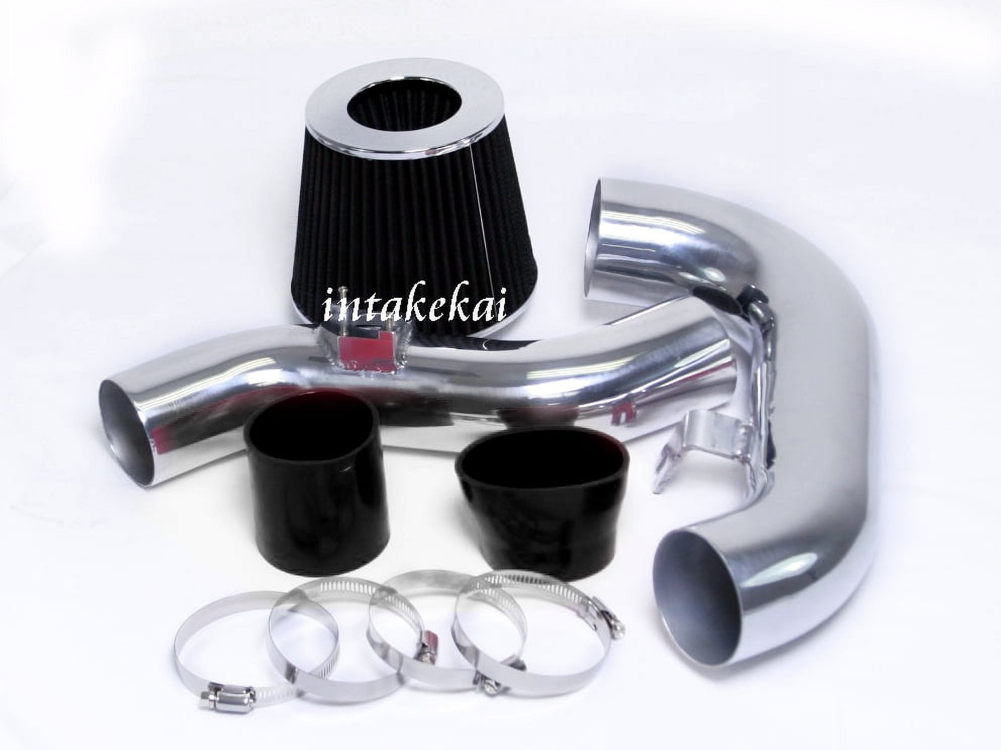 2002 2003 2004 2005 Subaru Impreza WRX 2.0L / 2004 2005 2006 2007 Subaru Impreza WRX 2.5L Turbocharged Engine COLD AIR INTAKE KIT (BLACK)