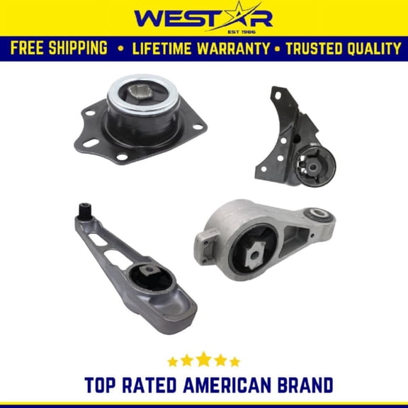 2002-2005 Dodge Neon 2.0L Engine Motor Mount Set with Automatic Transmission Mt. Replaces 2949 2948 2947 3124