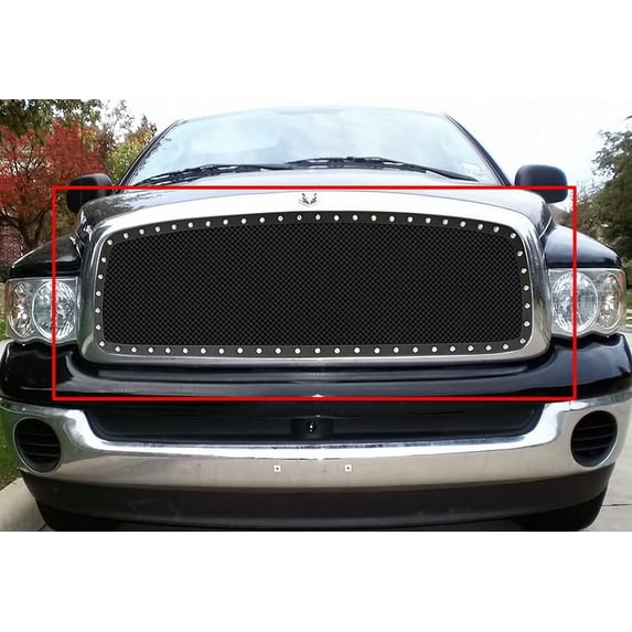 New Black Grille fits 2002-2005 Dodge Ram 1500 5GR97DX8AF 104-01757B New Black Grille fits 2002-2005 Dodge Ram 1500 5GR97DX8AF 104-01757B