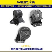 2002-2005 Hyundai Sonata 2.7L Motor & Trans Mount Set 3PCS Compatible for Auto Replaces 9373 8768 8783