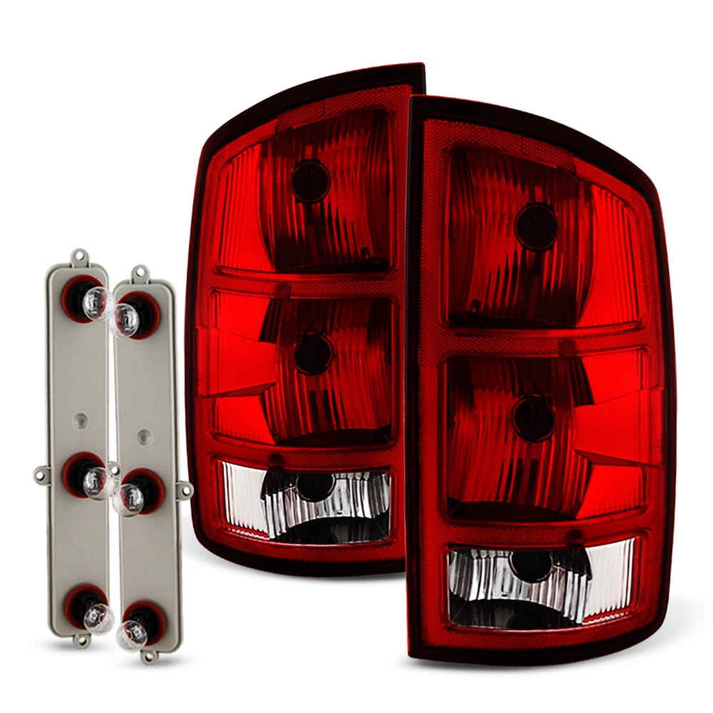 2002-2006 Dodge Ram 1500 2500 3500 Pickup Tail Lights Brake Lamps+Circuit Board