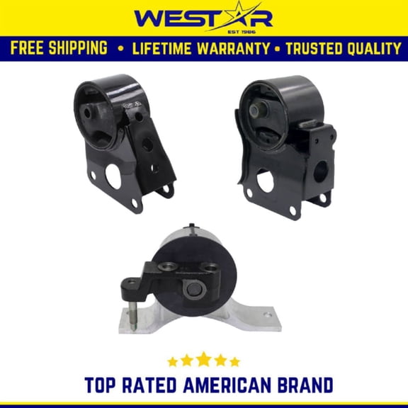 2002-2006 Nissan Altima 2.5L Motor & Trans. Mount Set 3PCS Compatible for Manual Replaces 9167 9190 9209