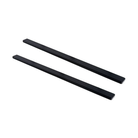 2002-2007 Jeep Liberty (Without Mudflaps,Factory Rock Rails Must Be Removed If Equipped And Cannot Be Reinstalled) Black Finish 5 Inch Door-Door Side Bar Side Step Running Board