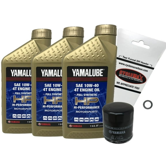 2002-2008 Genuine Yamaha GRIZZLY 660 Full Synthetic 10w40 Oil Change Kit