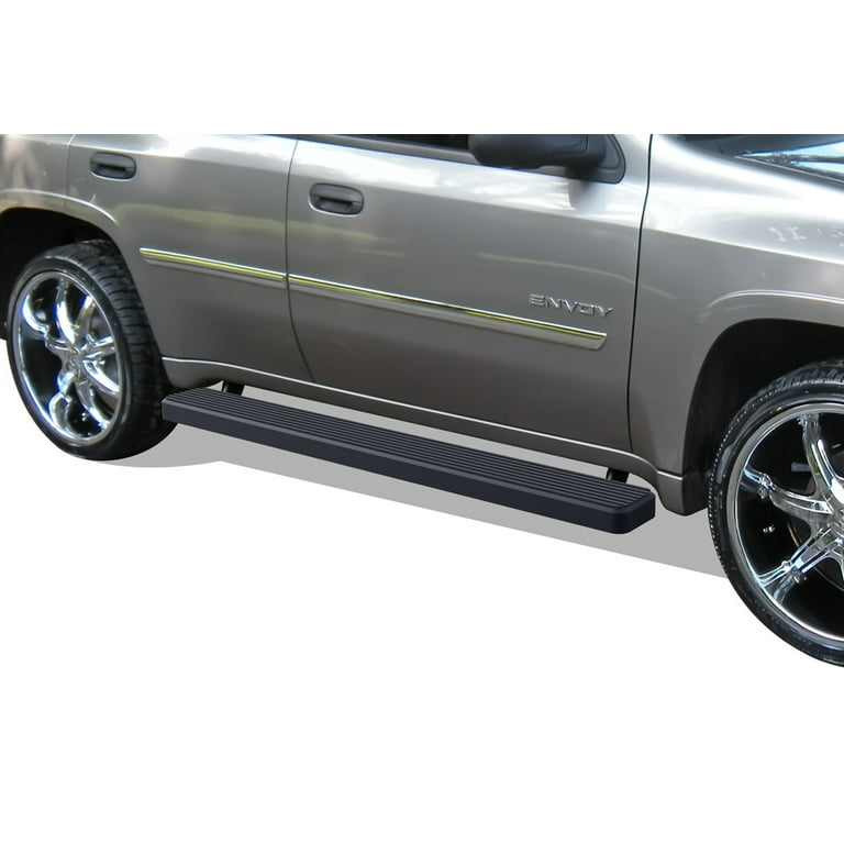 iStep 5 Black Finish Side Step Running Board for 2002 2009 Chevy Trailblazer GMC Envoy