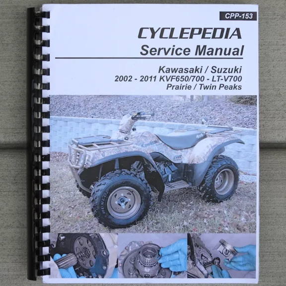 2002-2011 Kawasaki Brute Force Prairie KVF 650 700 Quad ATV MANUAL