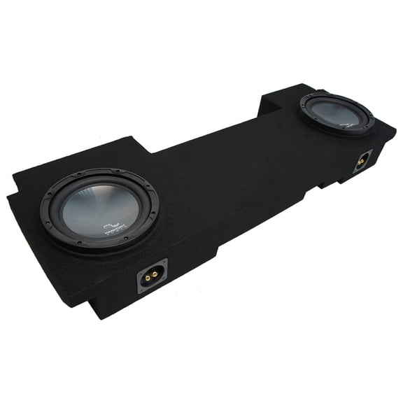 2002-2013 Cadillac Escalade EXT Underseat Harmony R124 Dual 12 Sub Box Enclosure