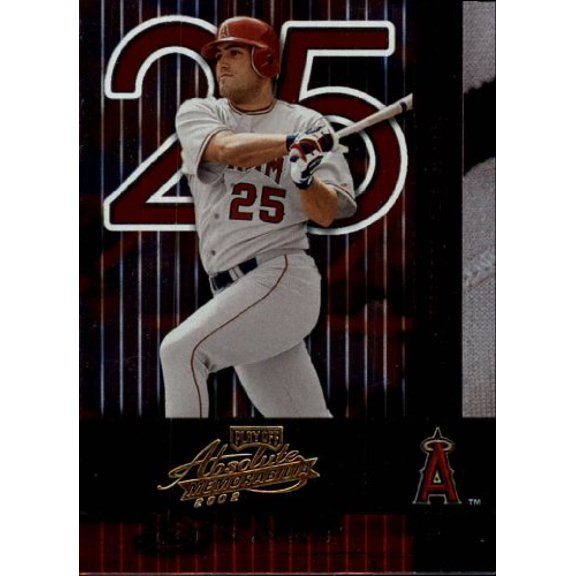 2002 Absolute Memorabilia #3 Troy Glaus MLB Baseball Trading Card