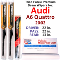 thumbnail image 1 of 2002 Audi A6 Quattro Performance Beam Wipers (Set of 3) w/Rear Wiper, 1 of 3
