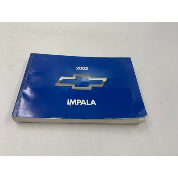 2002 Chevrolet Impala Owners Manual Handbook OEM B02B43038