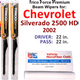 thumbnail image 1 of 2002 Chevrolet Silverado 2500 HD Performance Beam Wipers (Set of 2), 1 of 3