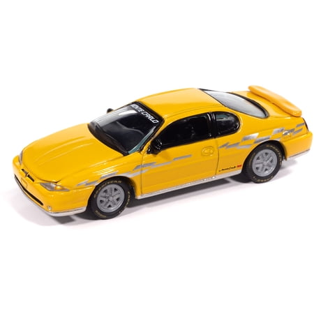 2002 Chevy Monte Carlo Pace Edition w/Tin - Competition Yellow 1:64 Scale