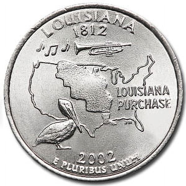 2002 D Louisiana State Quarter BU Walmart