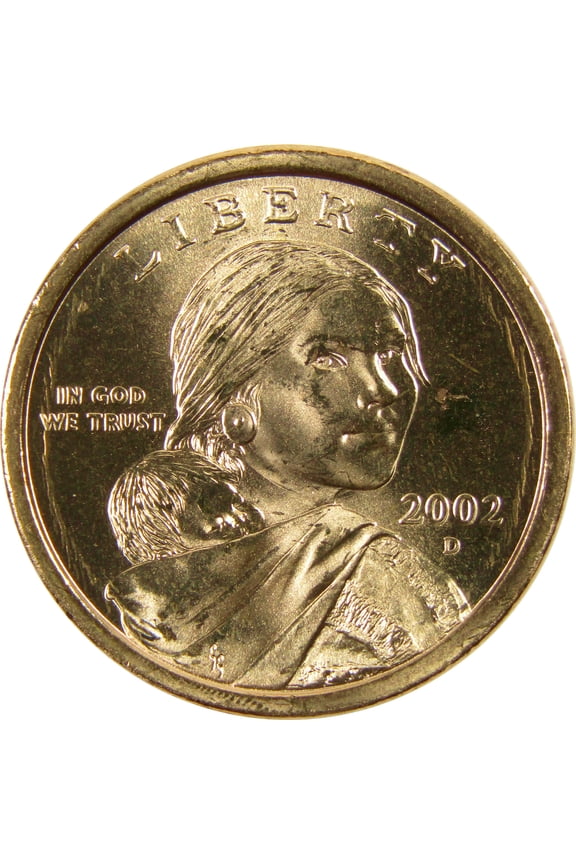 2002 D Sacagawea Native American Dollar BU Uncirculated $1 Coin