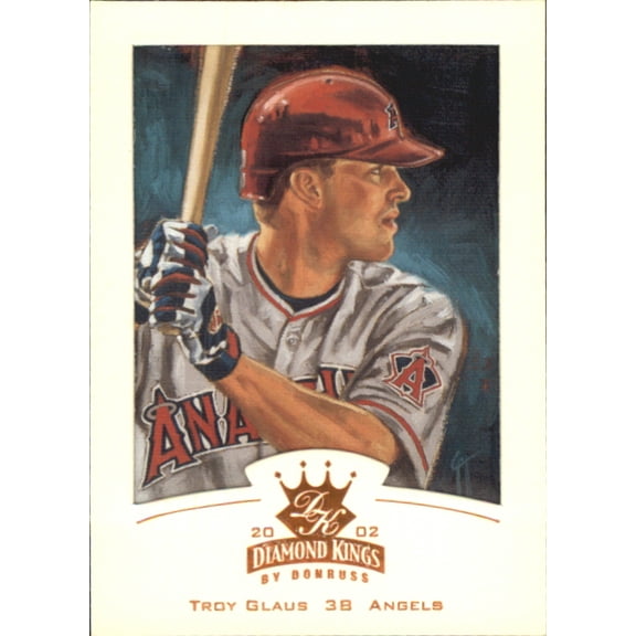 2002 Diamond Kings #5 Troy Glaus MLB Baseball Trading Card