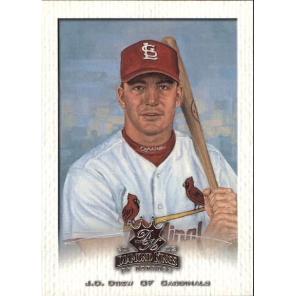 2002 Diamond Kings #78 J.D. Drew MLB Baseball Trading Card