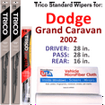 thumbnail image 1 of 2002 Dodge Grand Caravan Wiper Blades (Set of 3) w/Rear Wiper, 1 of 3