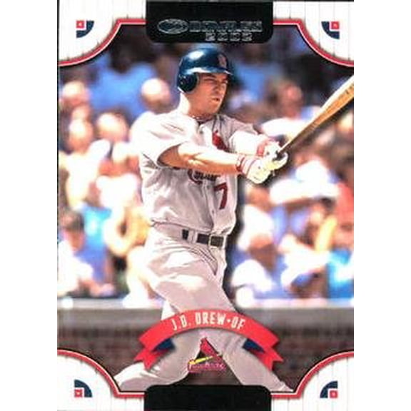 2002 Donruss #136 J.D. Drew MLB Baseball Trading Card