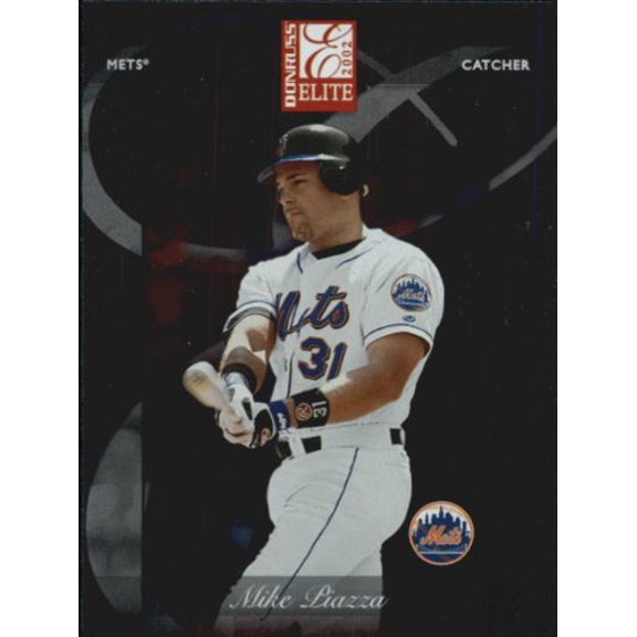 2002 Donruss Elite #85 Mike Piazza MLB Baseball Trading Card