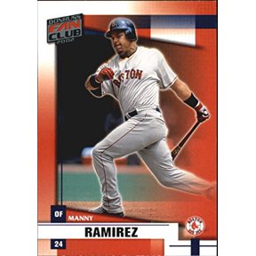 2002 Donruss Fan Club #80 Manny Ramirez MLB Baseball Trading Card
