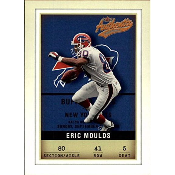 2002 Fleer Authentix #41 Eric Moulds NFL Football Trading Card