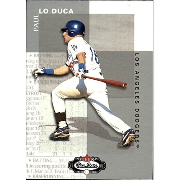 2002 Fleer Box Score #103 Paul LoDuca MLB Baseball Trading Card