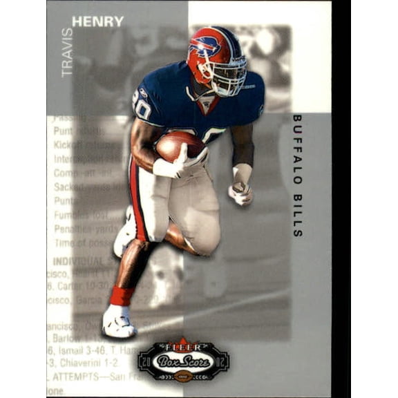 2002 Fleer Box Score #58 Travis Henry NFL Football Trading Card