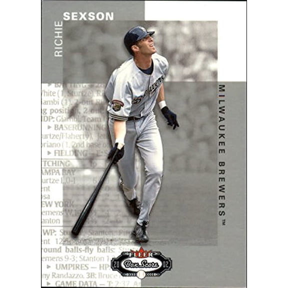 2002 Fleer Box Score #64 Richie Sexson MLB Baseball Trading Card