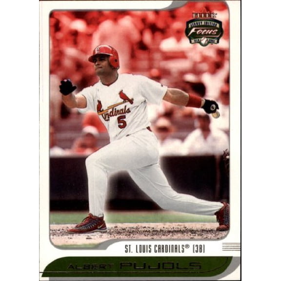 2002 Fleer Focus JE #50 Albert Pujols MLB Baseball Trading Card