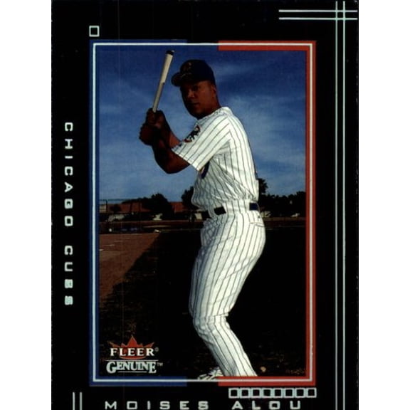 2002 Fleer Genuine #14 Moises Alou MLB Baseball Trading Card