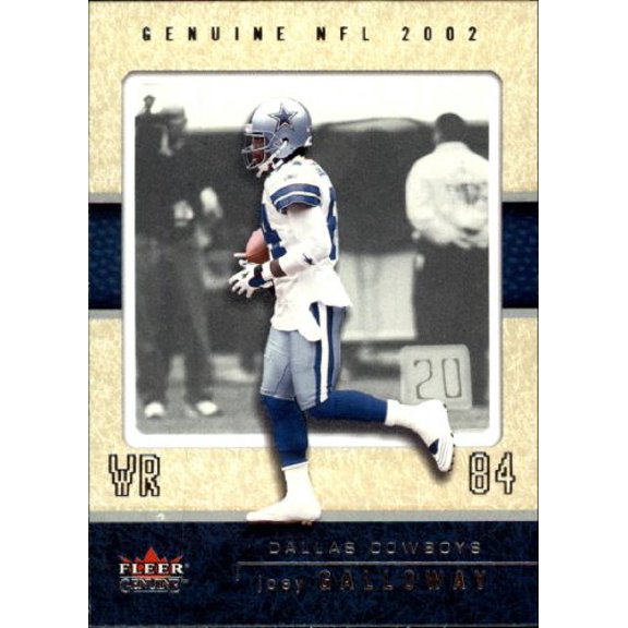 2002 Fleer Genuine #91 Joey Galloway NFL Football Trading Card