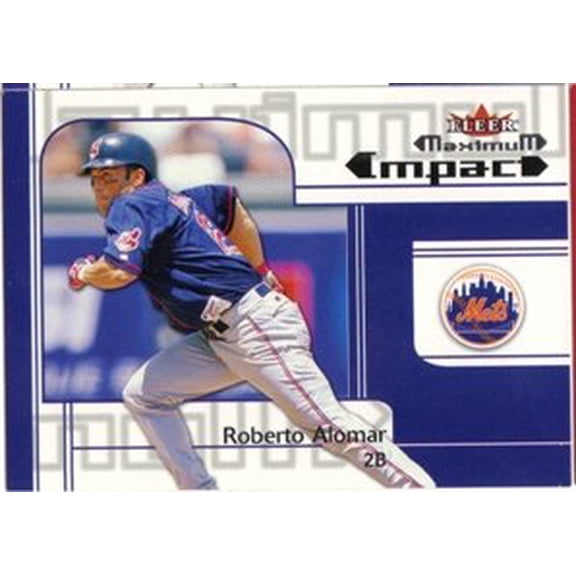 2002 Fleer Maximum #257 Roberto Alomar MI MLB Baseball Trading Card
