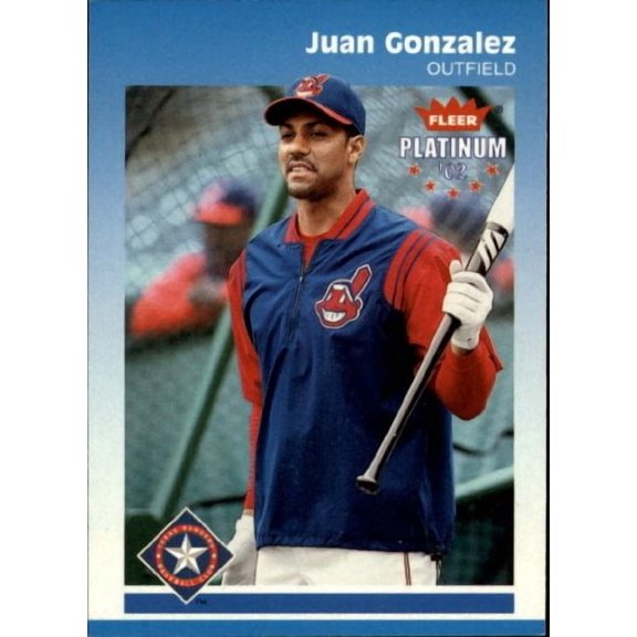 2002 Fleer Platinum #250 Juan Gonzalez MLB Baseball Trading Card