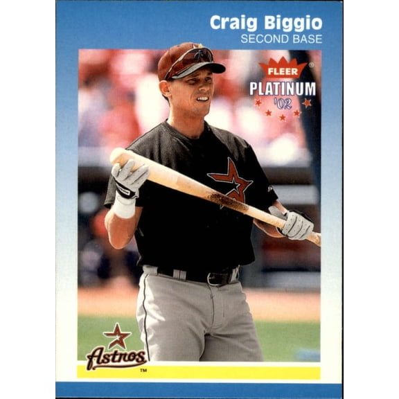 2002 Fleer Platinum Houston ASTROS Team Set No SP 8 Cards Craig Biggio NM-MT