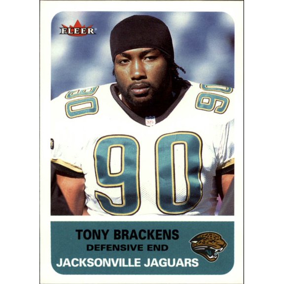 2002 Fleer Tradition #129 Tony Brackens NFL Football Trading Card