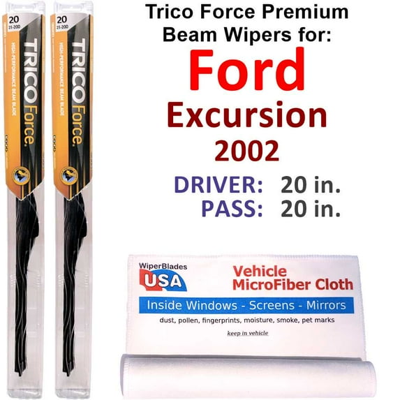 2002 Ford Excursion Performance Beam Wipers (Set of 2)