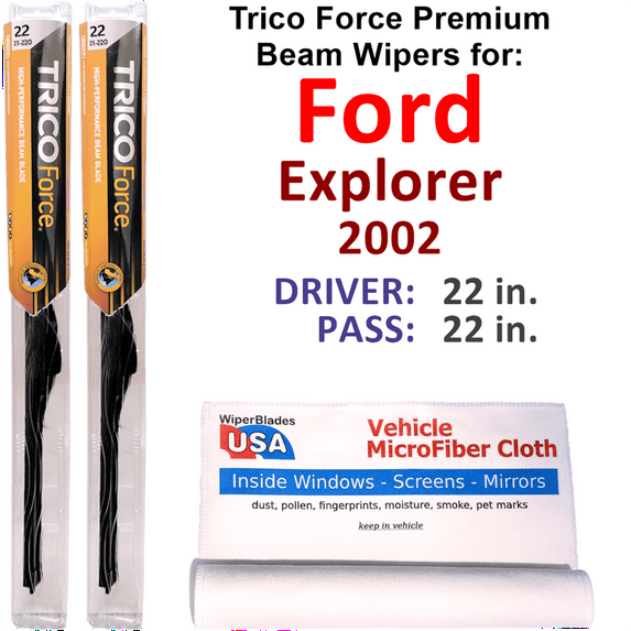 2002 Ford Explorer Performance Beam Wipers (Set of 2)