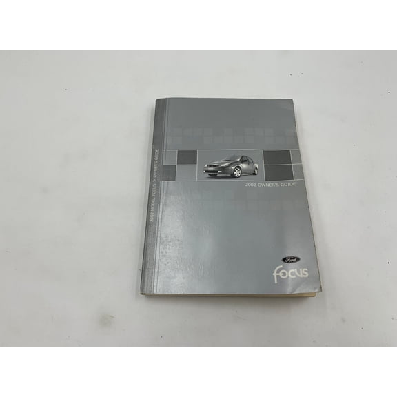 2002 Ford Focus Owners Manual Handbook Set with Case OEM A01B30020